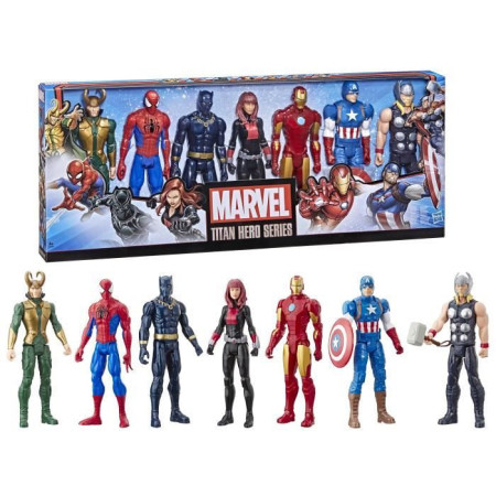 Maxi Pack Avengers 7 figurines de 30 cm