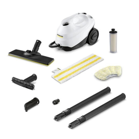 KARCHER SC 3 Easy Fix - Nettoyeur vapeur - 1900 W - 3,5 bars - autonomie illimitée - Elimine jusqu'a 99.99 % des virus bactéries