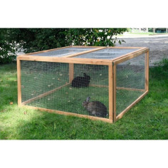 Kerbl Enclos extérieur pour animaux de compagnie Vario Bois 84399 Kerbl Enclos extérieur pour animaux de compagnie Vario Bois 84399