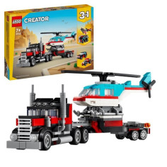 LEGO 31146 Creator 3en1 Le Camion Remorque avec Hélicoptere