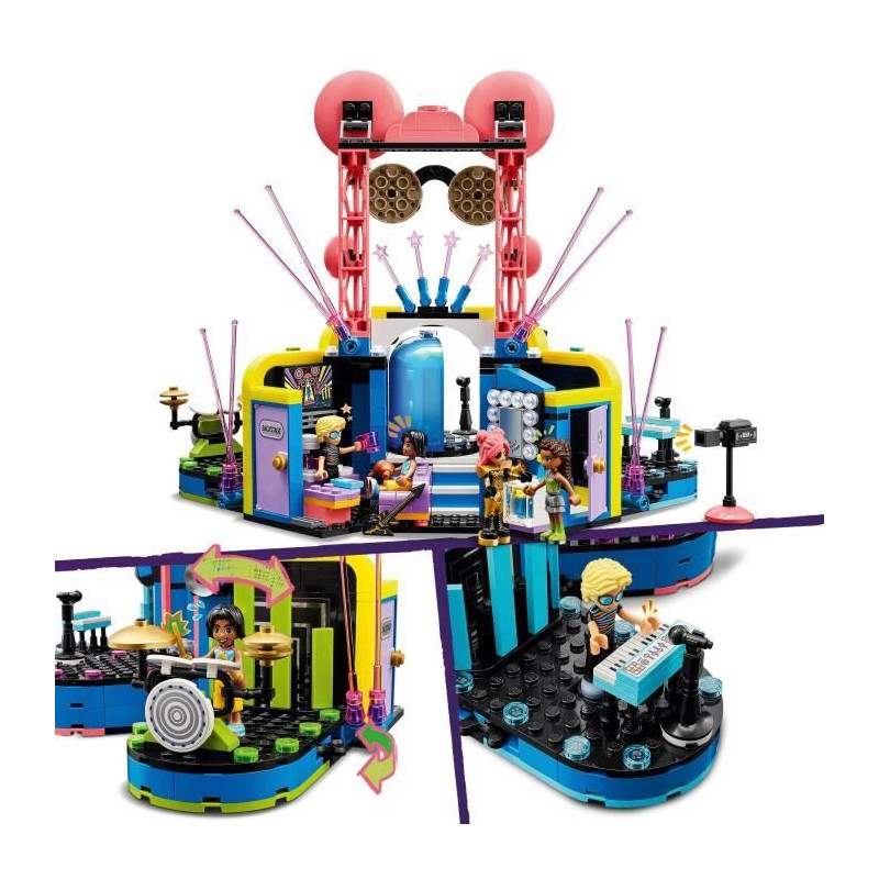 LEGO 42616 Friends Le Spectacle Musical de Heartlake City, Jouet avec