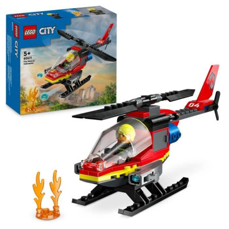 LEGO 60411 City L'Hélicoptere de Secours des Pompiers