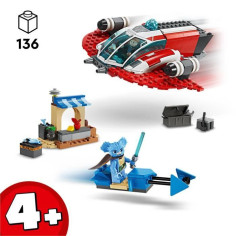  Jouet de Construction avec Speeder Bike et Minifigurines