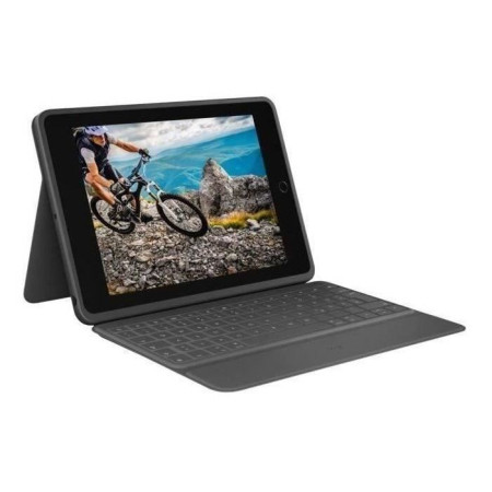 Etui Clavier Ultra-protecteur - LOGITECH - Rugged Folio - Pour iPad (7e