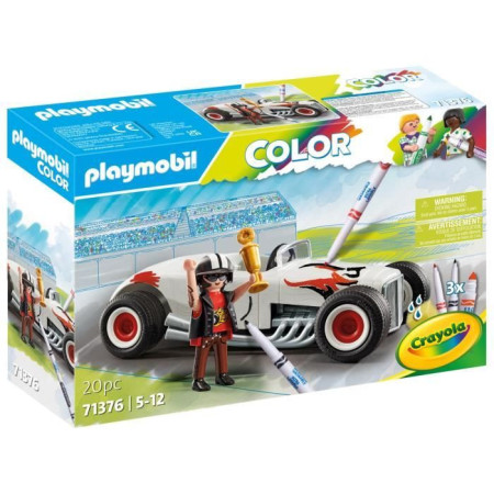 PLAYMOBIL Color : Voiture de course - PLAYMOBIL - Crée de nouvelles histoires a tes c