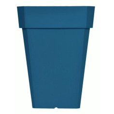 Bac a fleurs carré RIVIERA SOLEILLA - Plastique - Hauteur 53 cm - Bleu Bac a fleurs carré RIVIERA SOLEILLA - Plastique - Hauteur 53 cm - Bleu