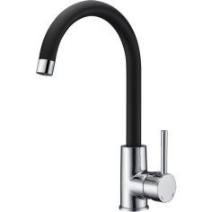 Mitigeur évier ILO bicolore noir et chromé Mitigeur évier ILO bicolore noir et chromé