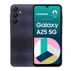 Samsung Galaxy A25 Smartphone 256 Go 5G Bleu minuit