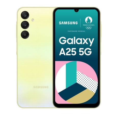 Samsung Galaxy A25 Smartphone 128 Go 5G Lime