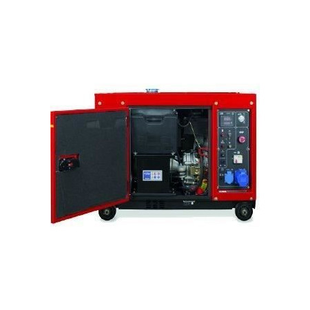 Groupe électrogene diesel ZEUZ - Silencieux - 6300 W - Démarrage électrique