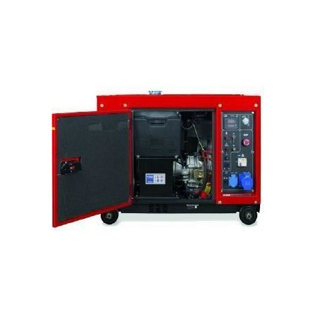 Groupe électrogene diesel ZEUZ - Silencieux - 6300 W - Démarrage électrique
