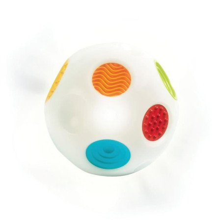 Jouet interactif pour bébé - INFANTINO - Senso' Balle Sonore - 4 mélodies - 7 couleur