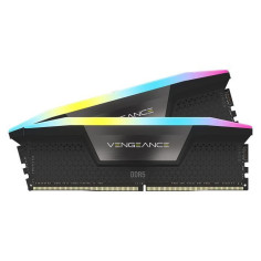 Mémoire RAM - CORSAIR - Vengeance RGB DDR5 RAM 64Go (2x32Go) 6400MHz CL32 Intel XMP C Mémoire RAM - CORSAIR - Vengeance RGB DDR5 RAM 64Go (2x32Go) 6400MHz CL32 Intel XMP C