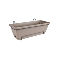 Balconniere Elho Barcelona Allin1 50 - Marron - L 50 x B 28 x H 19 cm - Balconextérie Balconniere Elho Barcelona Allin1 50 - Marron - L 50 x B 28 x H 19 cm - Balconextérie