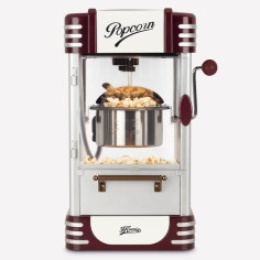Machine a popcorn - HKoeNIG - Design retro - Capacité 50g - Lumiere intérieure Machine a popcorn - HKoeNIG - Design retro - Capacité 50g - Lumiere intérieure