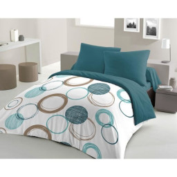 Parure de couette HOME LINGE PASSION Audace - couette 240 x 260 cm + 2 taies d'oreill