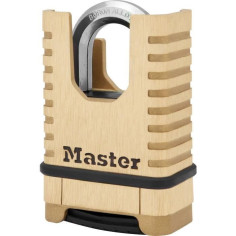 Cadenas en Laiton Massif Haute Sécurité - MASTER LOCK - M1177EURDCC - Anse Protégée - Cadenas en Laiton Massif Haute Sécurité - MASTER LOCK - M1177EURDCC - Anse Protégée -