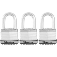Cadenas Haute Sécurité - MASTER LOCK - M115EURTRILF - A Clé - Acier Laminé Recouvert Cadenas Haute Sécurité - MASTER LOCK - M115EURTRILF - A Clé - Acier Laminé Recouvert