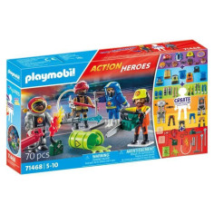 PLAYMOBIL 71468 My figures : métiers a risque - avec quatres personnages du domaine d PLAYMOBIL 71468 My figures : métiers a risque - avec quatres personnages du domaine d