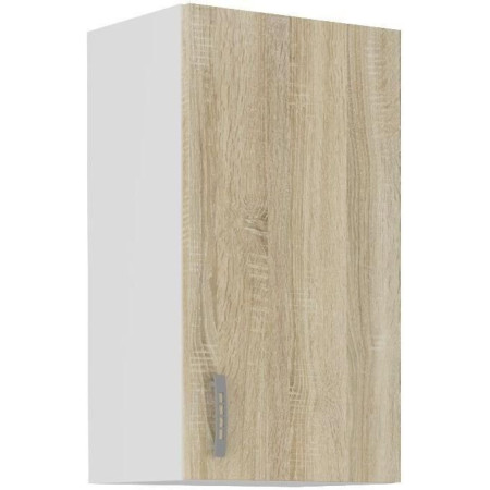 SARA Meuble haut - 1 porte - Décor chene sonoma - L40 x P31 x H71