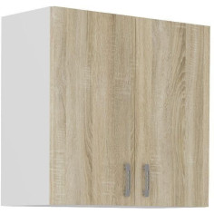 SARA Meuble haut SARA - 2 portes - Décor chene sonoma - L80 x P31 x H71 SARA Meuble haut SARA - 2 portes - Décor chene sonoma - L80 x P31 x H71
