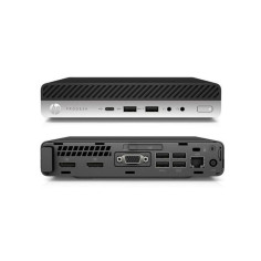 Mini UC HP 600 G3 intel G4560T 2.9 Ghz HD graphics 610 - RAM DDR4 8Go HDD 500Go