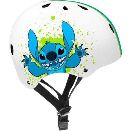 Casque de Skate - DISNEY - STITCH - Tour de tete réglable 53/57cm - Aérations et mous