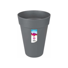 ELHO Loft Urban Pot de fleurs rond Haut 42 - Noir - Ø 42 x H 56 cm - extérieur - 100% recyclé ELHO Loft Urban Pot de fleurs rond Haut 42 - Noir - Ø 42 x H 56 cm - extérieur - 100% recyclé