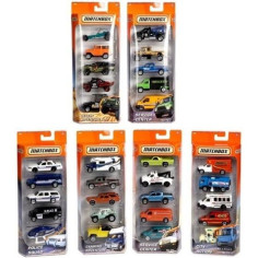 Coffret de 5 véhicules Matchbox - Modele aléatoire - Des 3 ans Coffret de 5 véhicules Matchbox - Modele aléatoire - Des 3 ans