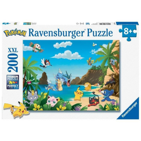 Puzzle 200 pieces XXL - Ravensburger - Attrapez-les tous ! - Pokémon - Dessins animés