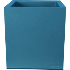 Bac a fleurs carré RIVIERA GRANIT - Plastique - 60x30 cm - Bleu Bac a fleurs carré RIVIERA GRANIT - Plastique - 60x30 cm - Bleu