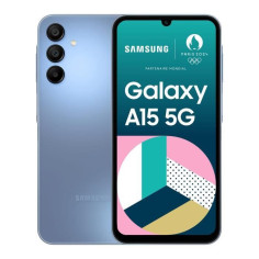 Samsung Galaxy A15 5G Smartphone 128 Go Bleu nuit