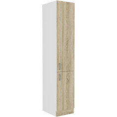 Colonne SARA - 2 portes - Décor chene sonoma - L40xP57xH210 cm