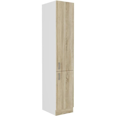 Colonne SARA - 2 portes - Décor chene sonoma - L40xP57xH210 cm
