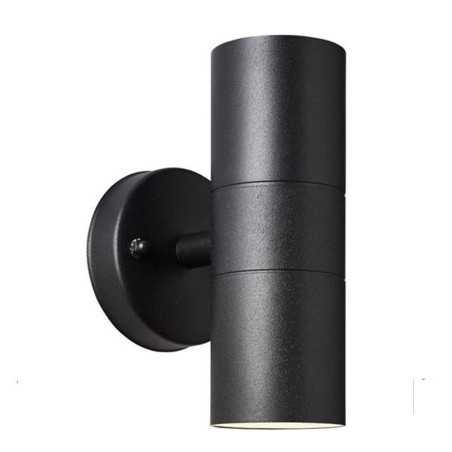 Applique extérieure - JANDY - noir - métal/verre - GU10 max 18W - IP44