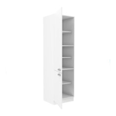 ATLAS Colonne de cuisine 2 portes - L 60 x P 58 x H 210 cm - Décor blanc ATLAS Colonne de cuisine 2 portes - L 60 x P 58 x H 210 cm - Décor blanc