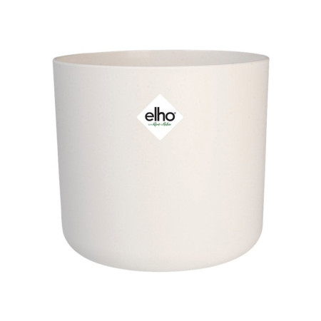 ELHO B.for Soft Pot de fleurs rond 35 - Blanc - Ø 35 x H 32 cm - intérieur - 100% recyclé