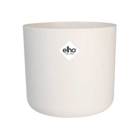 ELHO Pot de fleurs rond B.for Soft 35 - Ø 35 x H 32 cm - Intérieur - 100% recyclé - Blanc