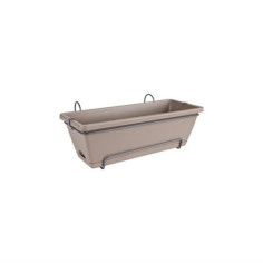 Elho Barcelona Balconniere Allin1 50 - Vert - L 50 x B 28 x H 19 cm - Balconextérieur - 100% recyclé Elho Barcelona Balconniere Allin1 50 - Vert - L 50 x B 28 x H 19 cm - Balconextérieur - 100% recyclé