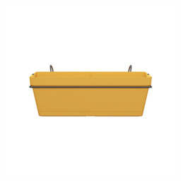 Elho Barcelona Balconniere Allin1 50 - Jaune - L 50 x B 28 x H 19 cm - Balconextérieu