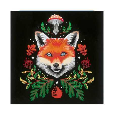 CreArt Fox / Renard 20x20 cm - format carré - Peinture par numéros – Des 12 ans – Ravensburger - 23511