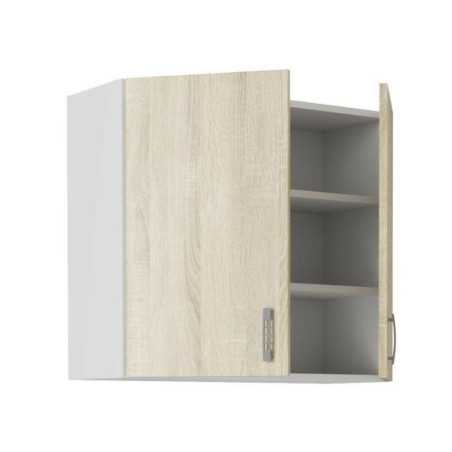 Meuble haut SARA - 2 portes - Décor chene sonoma - L60xP31xH71,5 cm
