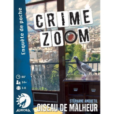 Crime Zoom : Oiseau de Malheur - Asmodee - Jeu d'enquete - Des 14 ans - 30 minutes a 1h Crime Zoom : Oiseau de Malheur - Asmodee - Jeu d'enquete - Des 14 ans - 30 minutes a 1h