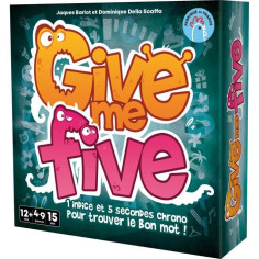 Give me five - Asmodee - Jeux de communication en équipe - Des 12 ans Give me five - Asmodee - Jeux de communication en équipe - Des 12 ans