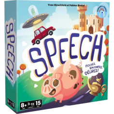 Speech - Asmodee - Invente une histoire - 4 mode de jeu - 15 minutes - Des 8ans Speech - Asmodee - Invente une histoire - 4 mode de jeu - 15 minutes - Des 8ans
