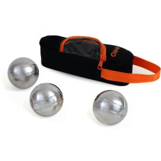 K-RO - Triplette de pétanque - 720g - Boules brossées et gravées K-RO - Triplette de pétanque - 720g - Boules brossées et gravées