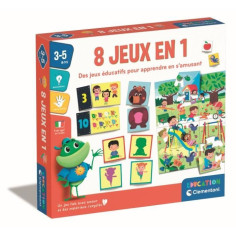 Clementoni - Coffret de 8 jeux en 1 - Jeux éducatifs formes Clementoni - Coffret de 8 jeux en 1 - Jeux éducatifs formes