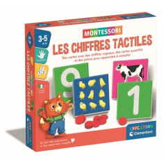 Montessori - Clementoni - Les chiffres tactiles - Jeu éducatif apprentissage des chif