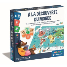 Clementoni - Puzzle a la découverte du monde - Avec activités Clementoni - Puzzle a la découverte du monde - Avec activités