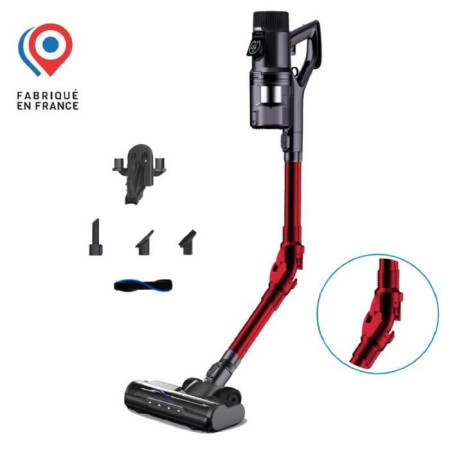 Aspirateur balai sans fil EZICLEAN Cycloboost FR8 Flex - 19 Kpa - Batterie Lithium -